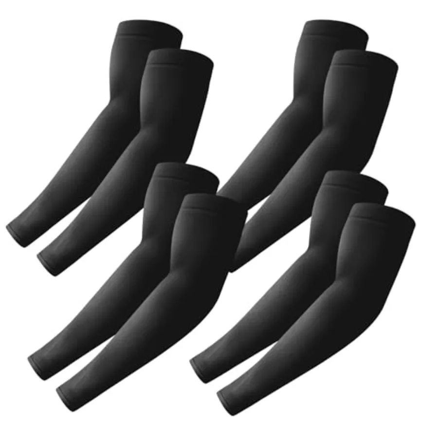 PFFY 4 Pairs UV Protection Arm Sleeves Cooling Compression Sleeve for Men Women Sports Tattoo Cover Up
PFFY 4 Pairs UV Protection Arm Sleeves Cooling Compression Sleeve for Men Women Sports Tattoo Cover Up