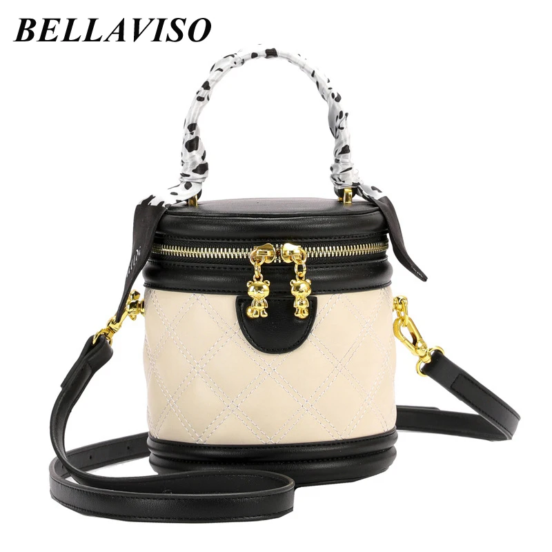 BellaViso Fashion Women's PU Leather Crossbody Bag Female's Casual Portable Barrel Shaped Diamond Shoulder Bags BLCR-38
BellaViso Fashion Women's PU Leather Crossbody Bag Female's Casual Portable Barrel Shaped Diamond Shoulder Bags BLCR-38