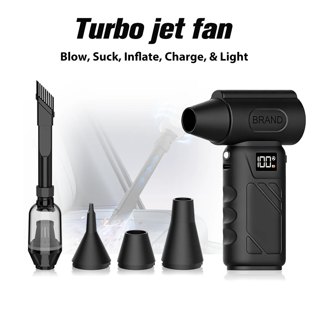 5-Gear Speed Adjustable Powerful Air Blower Air Gun With Led Light Battery Display Compressed air Duster for Car/PC/Home Clean
5-Gear Speed Adjustable Powerful Air Blower Air Gun With Led Light Battery Display Compressed air Duster for Car/PC/Home Clean