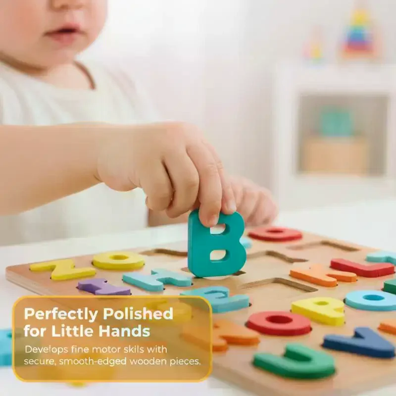 Colorful Alphabet Number Wooden Puzzles Kids Intelligent Matching Game Preschool Children Early Educational Toys
Colorful Alphabet Number Wooden Puzzles Kids Intelligent Matching Game Preschool Children Early Educational Toys