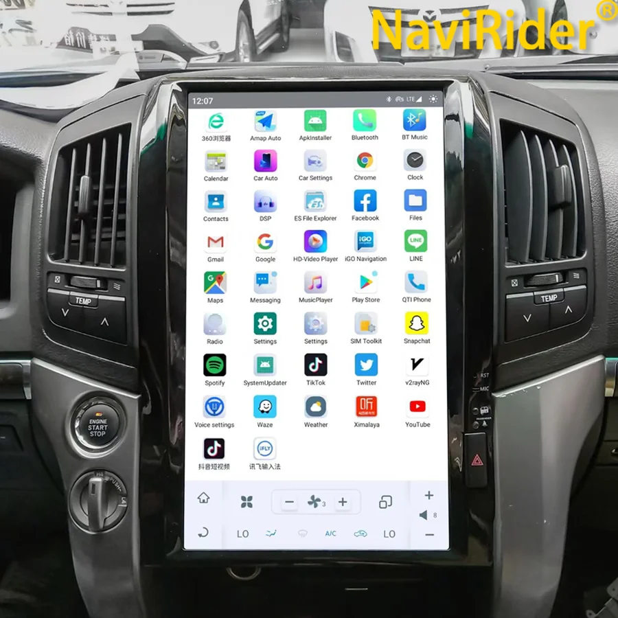 16“ 2K IPS HD Screen For Toyota Land Cruiser LC200 2008-2015 Stereo Car Radio Multimedia Player Android CarPlay GPS Navigation
16“ 2K IPS HD Screen For Toyota Land Cruiser LC200 2008-2015 Stereo Car Radio Multimedia Player Android CarPlay GPS Navigation