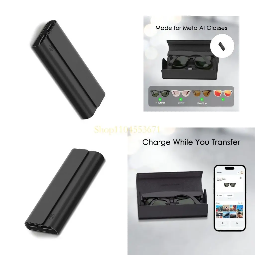 Best Seller Wireless Charging Case Carry Pouch Slim Folding Charging Bag For Eyewear Including 2000mAh Battery
Best Seller Wireless Charging Case Carry Pouch Slim Folding Charging Bag For Eyewear Including 2000mAh Battery