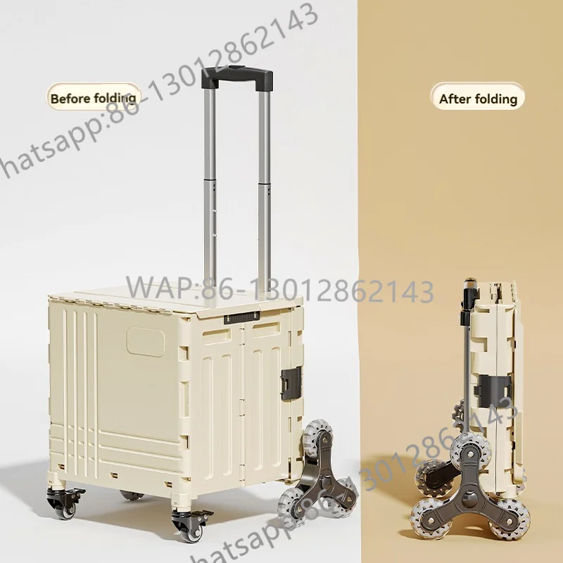 Versatile 4- and 8-wheel shopping trailers with platform and lid
Versatile 4- and 8-wheel shopping trailers with platform and lid