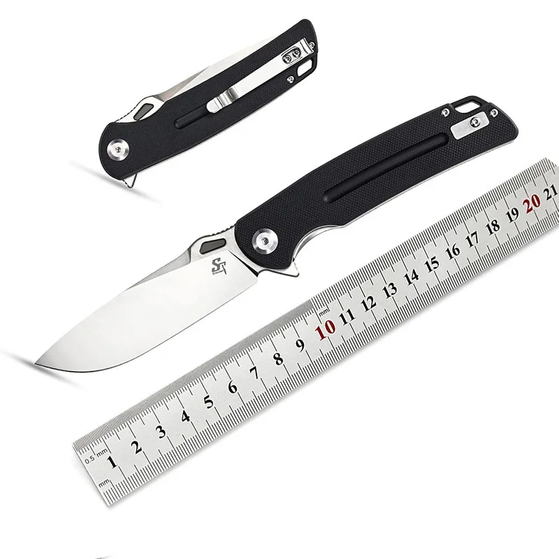 New Sitivien ST137 Pocket Folding Knife D2 Blade G10/Micarta Handle Camping Survival Outdoor Fruit Utility Knives EDC Tools
New Sitivien ST137 Pocket Folding Knife D2 Blade G10/Micarta Handle Camping Survival Outdoor Fruit Utility Knives EDC Tools