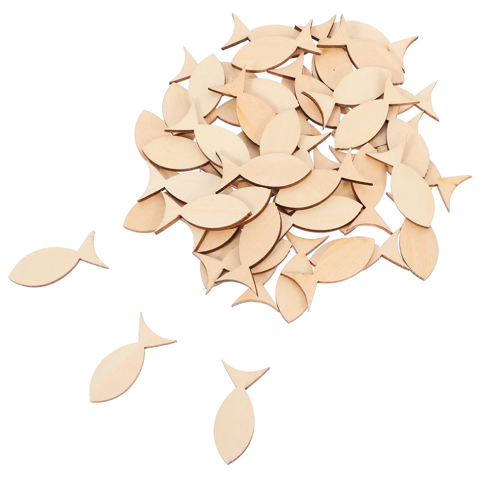 50 Pcs Wooden Fish Decor Unfinished Blank Wood Slices for Crafts Tags Cutouts Party Decorations Sea Animal
50 Pcs Wooden Fish Decor Unfinished Blank Wood Slices for Crafts Tags Cutouts Party Decorations Sea Animal