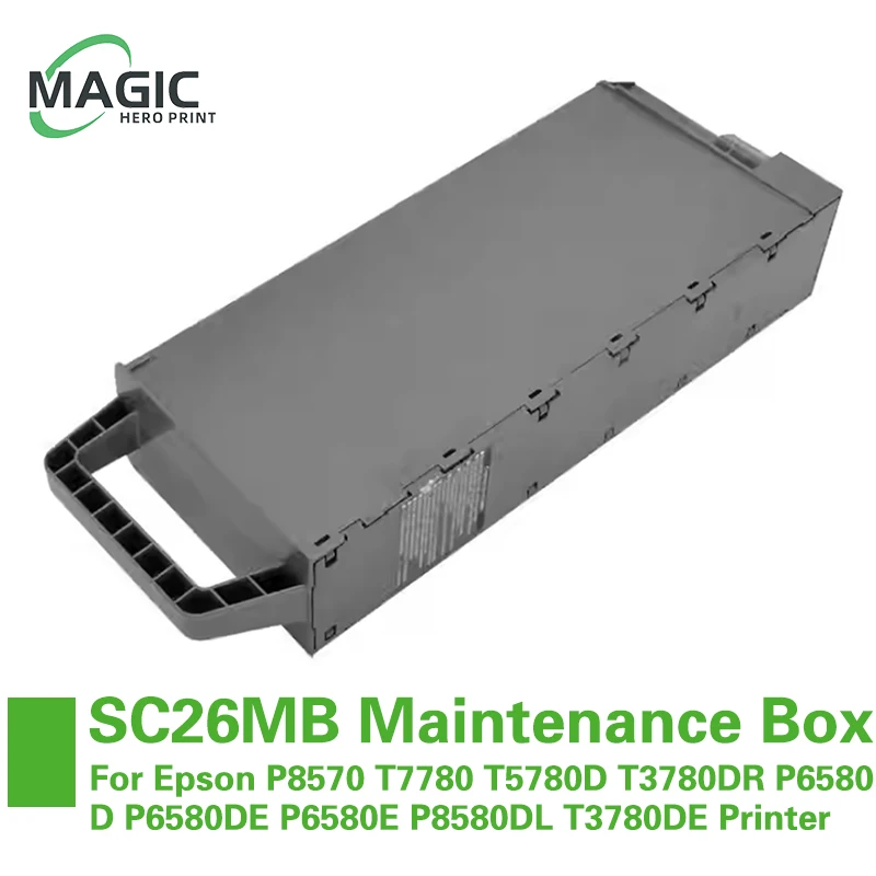 Для SC26MB C13S 210115 Коробка обслуживания для принтера Epson P8570 T7780 T5780D T3780DR P6580D P6580DE P6580E P8580DL T3780DE T3780E
Для SC26MB C13S 210115 Коробка обслуживания для принтера Epson P8570 T7780 T5780D T3780DR P6580D P6580DE P6580E P8580DL T3780DE T3780E