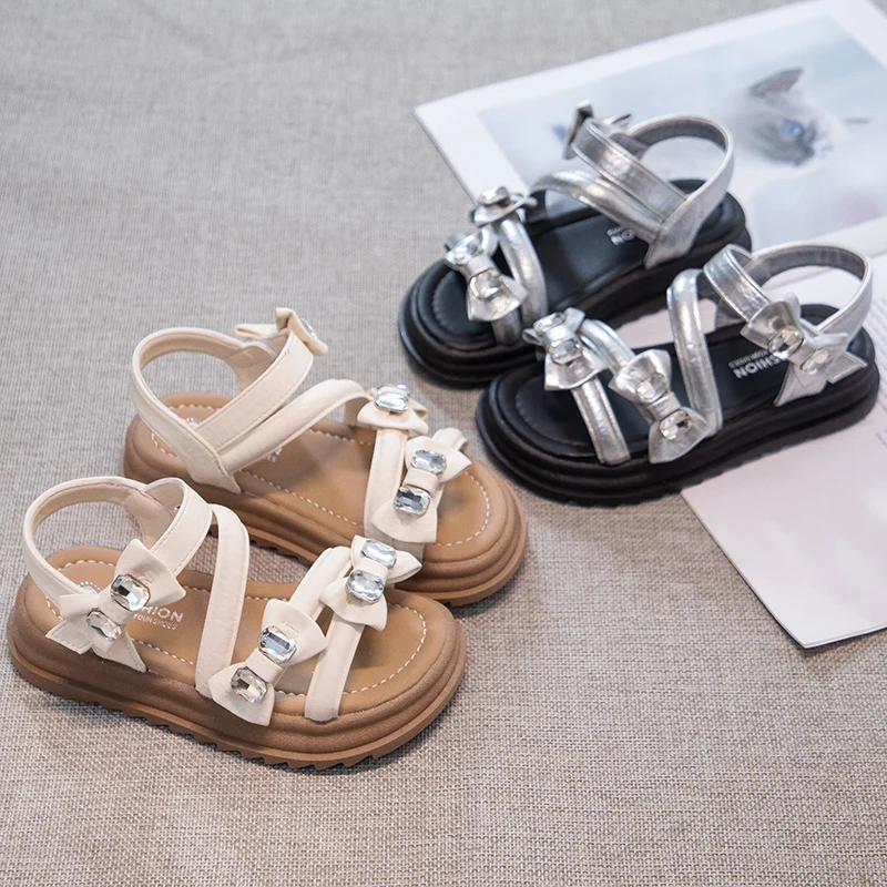 Girls Fashion Princess Sandals with Bow-knot Sweet Children Roman Sandals Soft Sole Kids Summer Beach Shoes Size 26-37
Girls Fashion Princess Sandals with Bow-knot Sweet Children Roman Sandals Soft Sole Kids Summer Beach Shoes Size 26-37