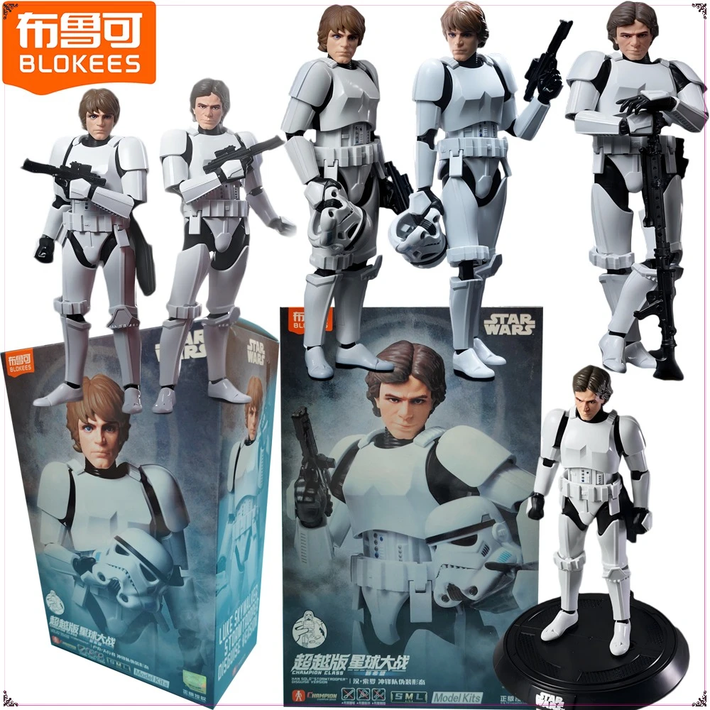 Genuine BLOKEES Star Wars Action Figures Han Solo Luke Skywalker Exquisite Desktop Decoration Ornaments Assembled Toys Fun Gifts
Genuine BLOKEES Star Wars Action Figures Han Solo Luke Skywalker Exquisite Desktop Decoration Ornaments Assembled Toys Fun Gifts