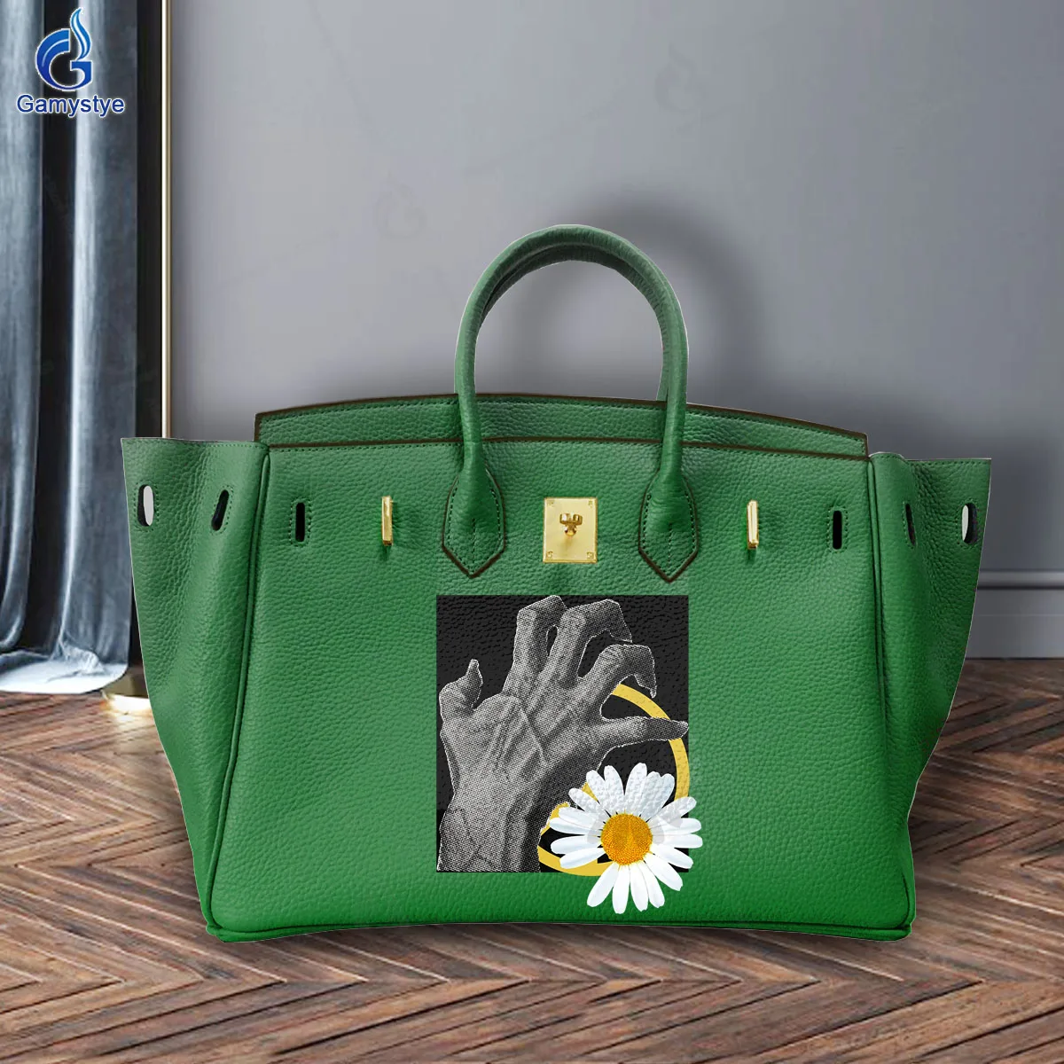 Personalizar bolso Art Printed A hand and a small daisy without petals Bag Ladies Tote Handbags Messenger Shoulder Bag For women
Personalizar bolso Art Printed A hand and a small daisy without petals Bag Ladies Tote Handbags Messenger Shoulder Bag For women
