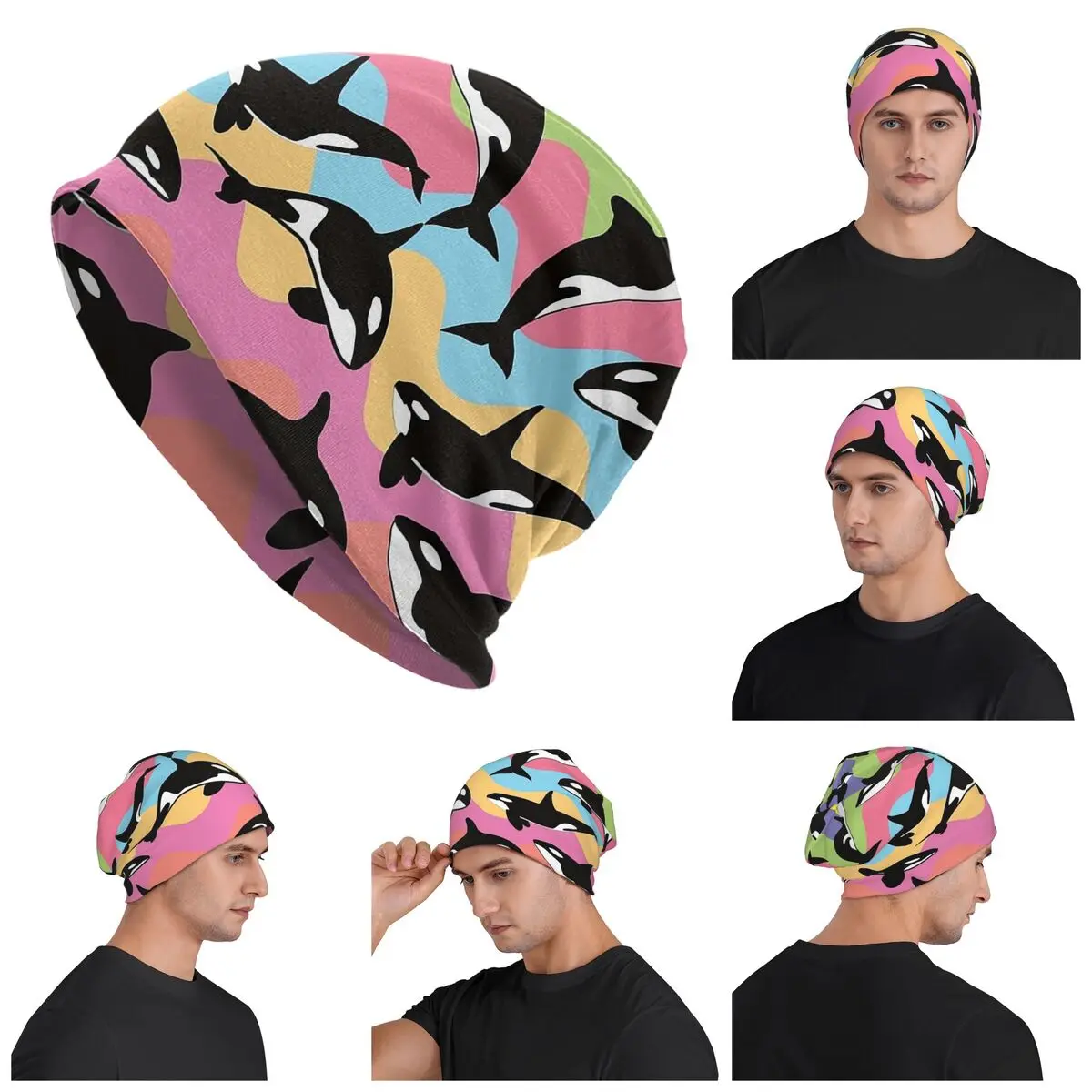 Orca Killer Whale Warm Knitted Cap Hip Hop Bonnet Hat Autumn Winter Outdoor Beanies Hats for Men Women Adult
Orca Killer Whale Warm Knitted Cap Hip Hop Bonnet Hat Autumn Winter Outdoor Beanies Hats for Men Women Adult