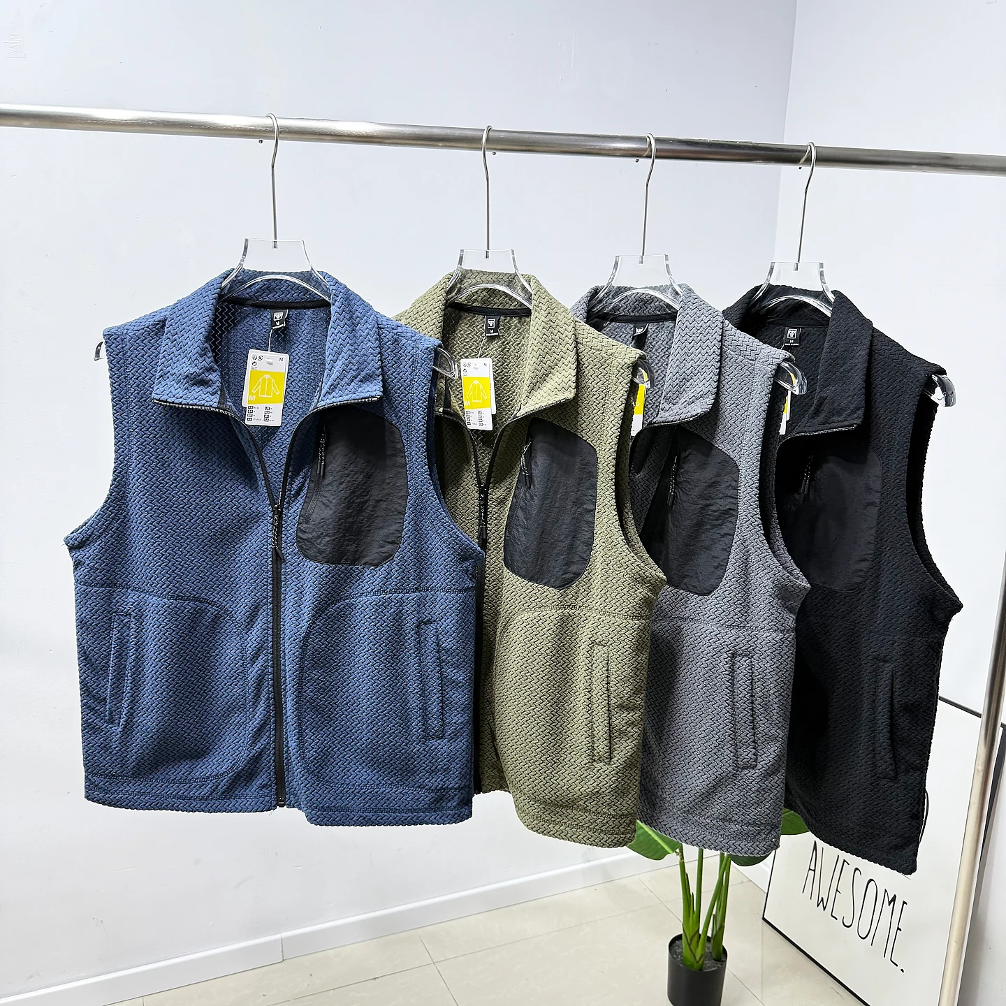 Outdoor Sports Wave Pattern Fce Warm Stand Collar Jaet Loose Casual Vest Men's Autumn Winter New Sle Youth ular
Outdoor Sports Wave Pattern Fce Warm Stand Collar Jaet Loose Casual Vest Men's Autumn Winter New Sle Youth ular