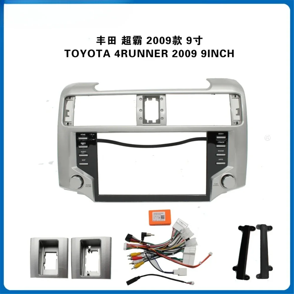 For 2009+ TOYOTA 4 RUNNER Car Radio Fascia 9 inch 2 Din Stereo Player Install Surround Panel Dash Kit GPS Frame
For 2009+ TOYOTA 4 RUNNER Car Radio Fascia 9 inch 2 Din Stereo Player Install Surround Panel Dash Kit GPS Frame