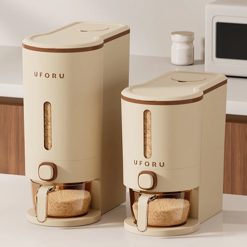 UFORU Food grade sealed, insect-proof and moisture-proof rice tub Kitchen press out the rice bucket
UFORU Food grade sealed, insect-proof and moisture-proof rice tub Kitchen press out the rice bucket