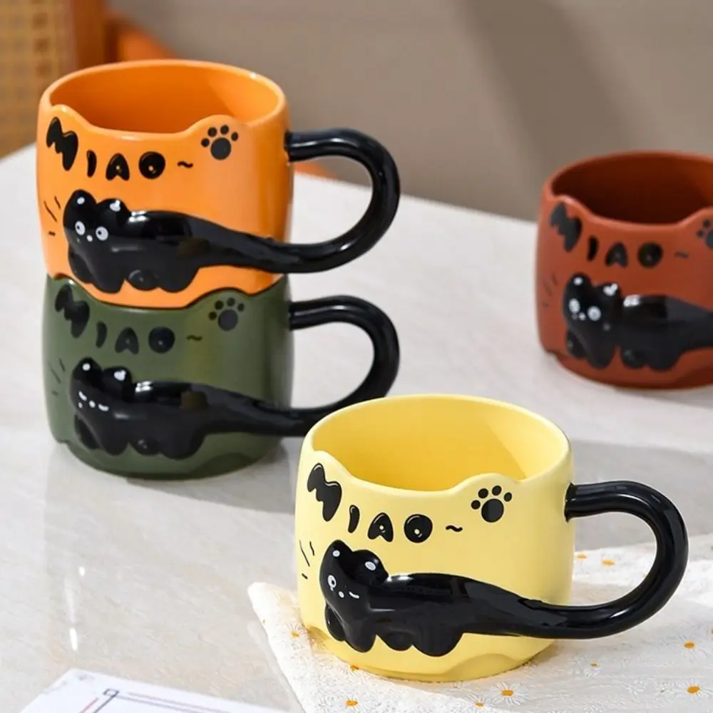 Забавные керамические кошачьи чашки с мультяшным котом, милый подарок, кофейные кружки, 380 мл, креативная чашка для завтрака, чая
Забавные керамические кошачьи чашки с мультяшным котом, милый подарок, кофейные кружки, 380 мл, креативная чашка для завтрака, чая
