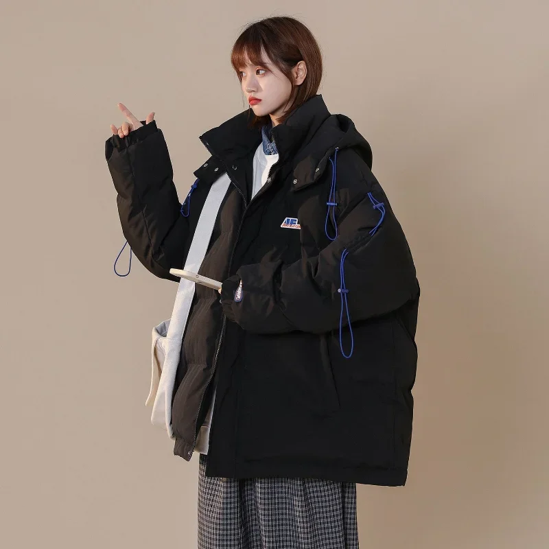 Winter Parkas American Coat Drawstring Cotton Padded Jacket Loose Warm Men's Jacket Bread Jacket Thicken Keep Warm
Winter Parkas American Coat Drawstring Cotton Padded Jacket Loose Warm Men's Jacket Bread Jacket Thicken Keep Warm