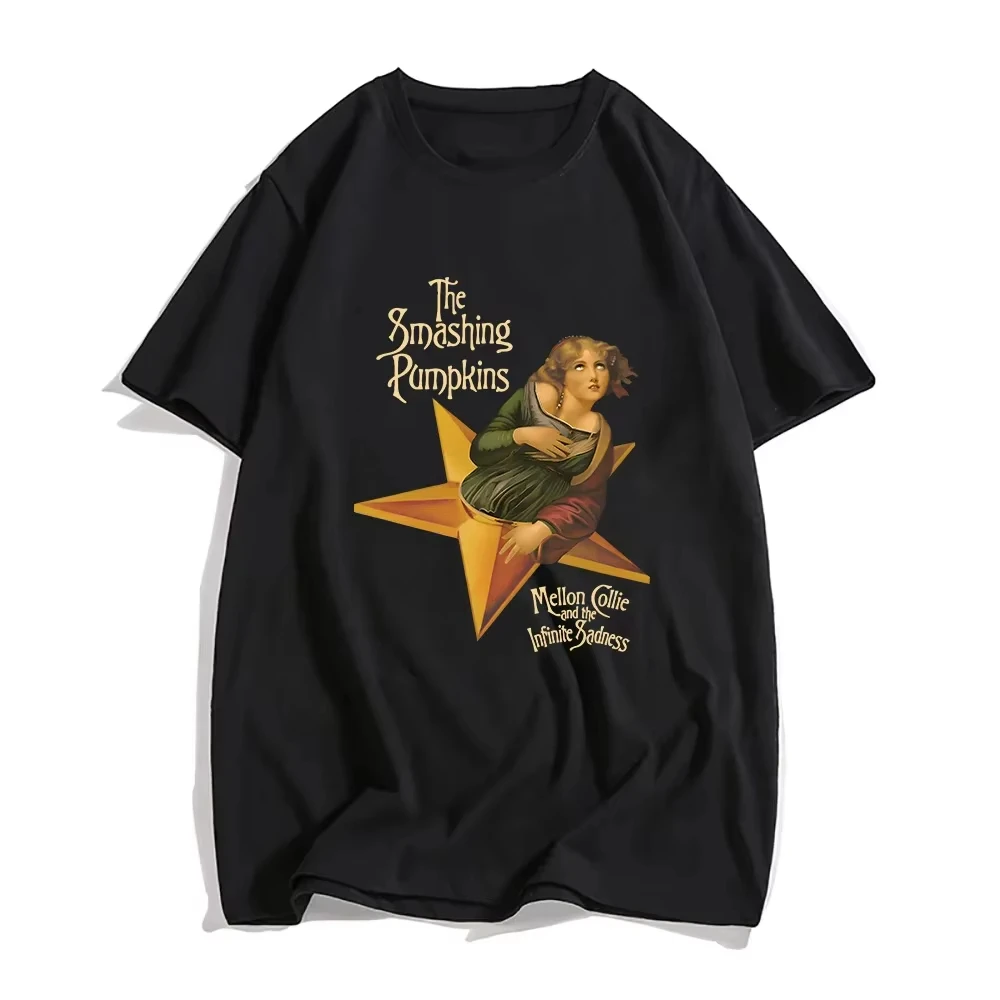 2025 new T-shirt The Smashing Pumpkins Band Graphic Tshirts Vintage Fashion Printing Shirt High-quality comfortable and soft
2025 new T-shirt The Smashing Pumpkins Band Graphic Tshirts Vintage Fashion Printing Shirt High-quality comfortable and soft