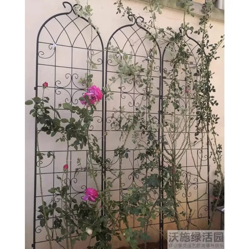 2.2 meters high screen flower stand rose clematis rose climbing vine grid frame balcony outdoor climbing wrought iron bracket
2.2 meters high screen flower stand rose clematis rose climbing vine grid frame balcony outdoor climbing wrought iron bracket