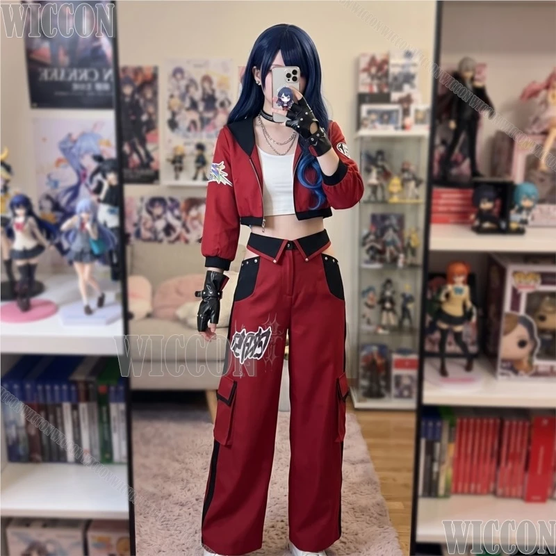 High Quality Full Set PJSK Project SEKAI Shiraishi An 7th Event Cosplay Costume Halloween Carnival Party Suit All Red Uniform
High Quality Full Set PJSK Project SEKAI Shiraishi An 7th Event Cosplay Costume Halloween Carnival Party Suit All Red Uniform