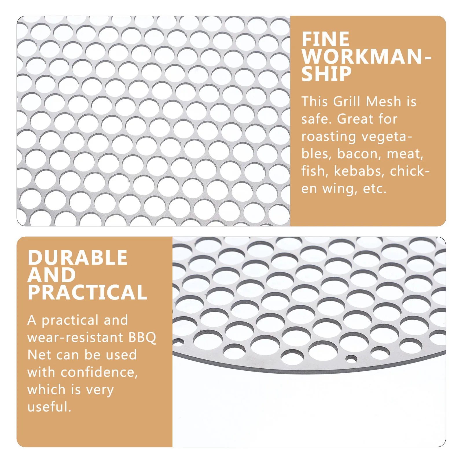 Stainless Steel Bbq Net Round Grill Mesh For Outdoor Barbecue Grilling Vegetables Meat Fish Camping Cooking Tool
Stainless Steel Bbq Net Round Grill Mesh For Outdoor Barbecue Grilling Vegetables Meat Fish Camping Cooking Tool