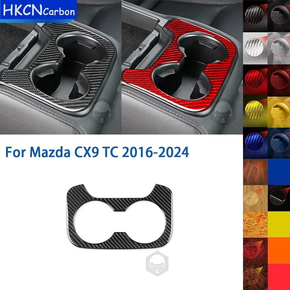 For Mazda CX9 TC 2016-2024 Accessories Real Soft Carbon Fiber Car Interior Rear Cup Holder Panel Cover Trim Sticker
For Mazda CX9 TC 2016-2024 Accessories Real Soft Carbon Fiber Car Interior Rear Cup Holder Panel Cover Trim Sticker