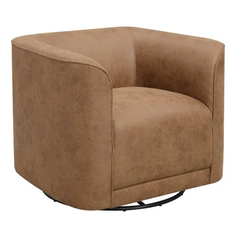 Brown Swivel Accent Chair Comfortable Reclining Velvet Modern Design for Living Room or Home Office
Brown Swivel Accent Chair Comfortable Reclining Velvet Modern Design for Living Room or Home Office
