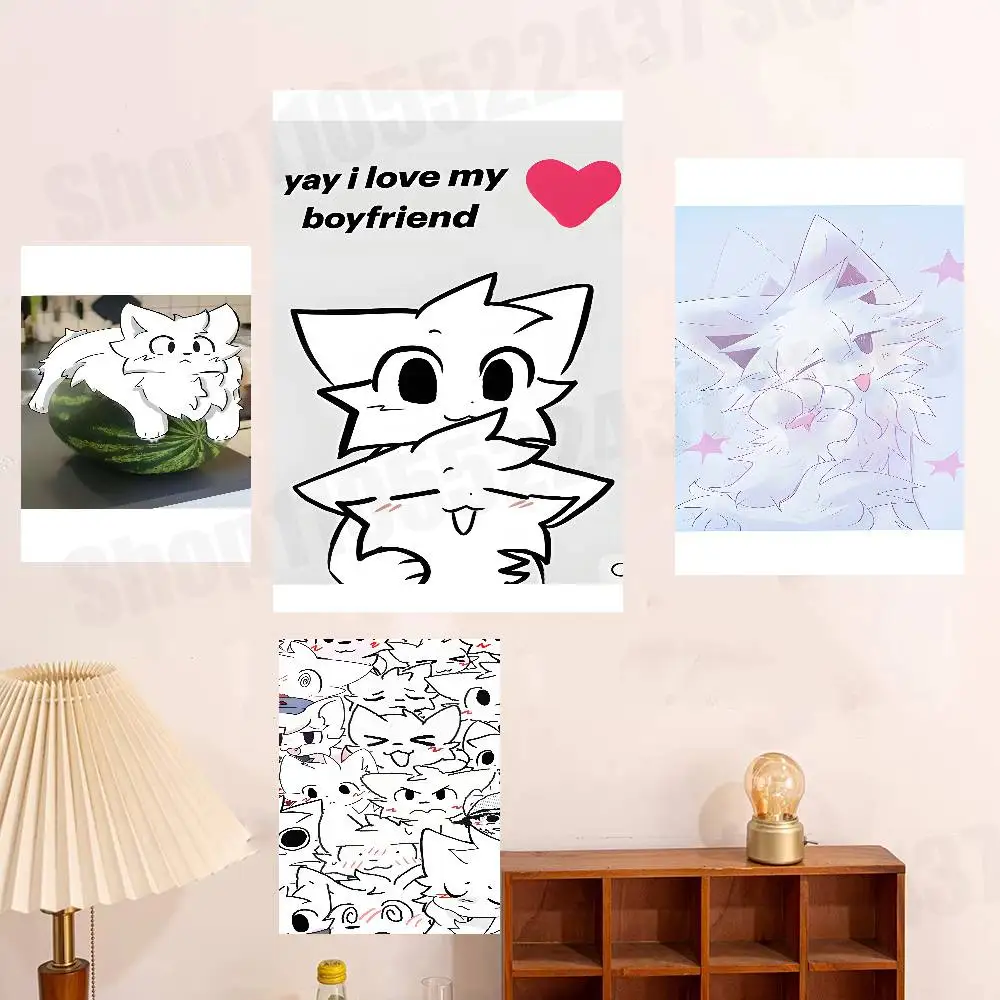 Cute B-boykisser Silly Cat Poster HD Art Sticky Wall Waterproof For Bedroom Game Room Wall Home Decor Gifts
Cute B-boykisser Silly Cat Poster HD Art Sticky Wall Waterproof For Bedroom Game Room Wall Home Decor Gifts