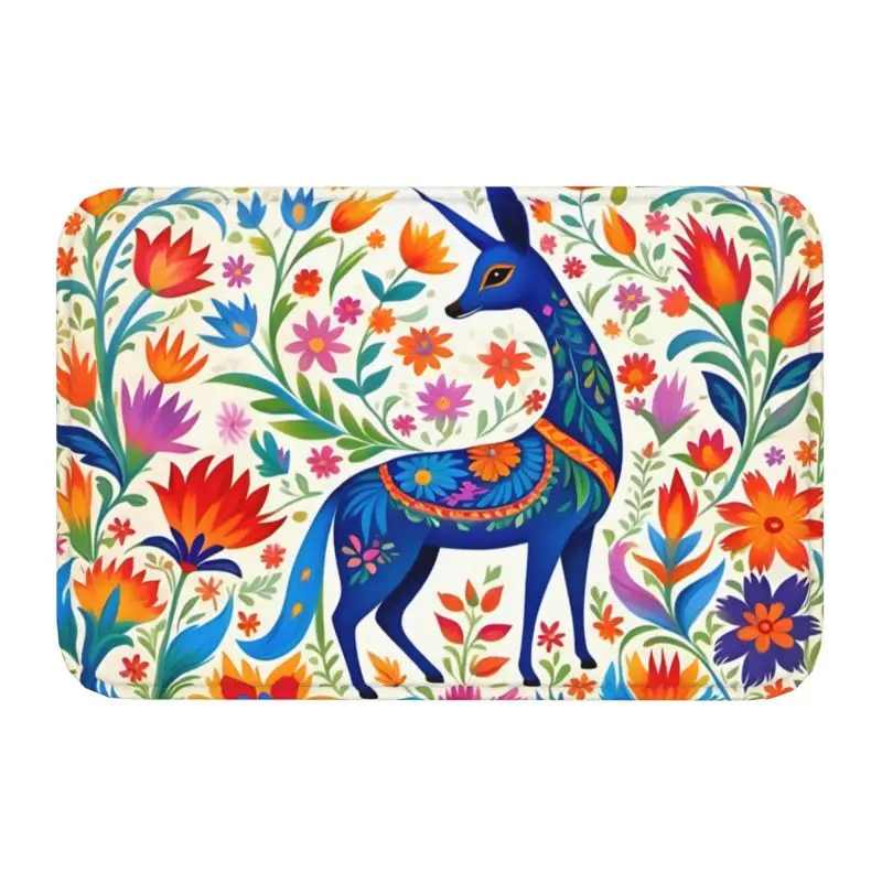 Custom Mexican Flower Otomi Art Doormat Anti-Slip Bath Kitchen Mat Garden Garage Floor Door Entrance Carpet Rug
Custom Mexican Flower Otomi Art Doormat Anti-Slip Bath Kitchen Mat Garden Garage Floor Door Entrance Carpet Rug
