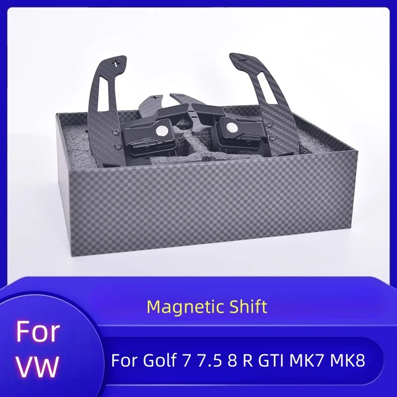 Для Golf 7 7,5 8 R GTI MK7 MK8 Магнитная лопатка переключения передач из углеродного волокна, подходит для удлинителя, аксессуары для рулевого колеса
Для Golf 7 7,5 8 R GTI MK7 MK8 Магнитная лопатка переключения передач из углеродного волокна, подходит для удлинителя, аксессуары для рулевого колеса