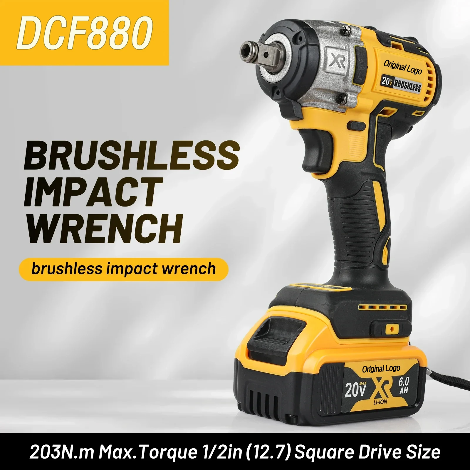 2025 Новинка! DCF880 Аккумуляторный ударный гайковерт 20 В Оригинальный 2300 об/мин Перезаряжаемый 13 мм Электрический литиевый аккумуляторный ключ 203 Нм Электроинструменты
2025 Новинка! DCF880 Аккумуляторный ударный гайковерт 20 В Оригинальный 2300 об/мин Перезаряжаемый 13 мм Электрический литиевый аккумуляторный ключ 203 Нм Электроинструменты