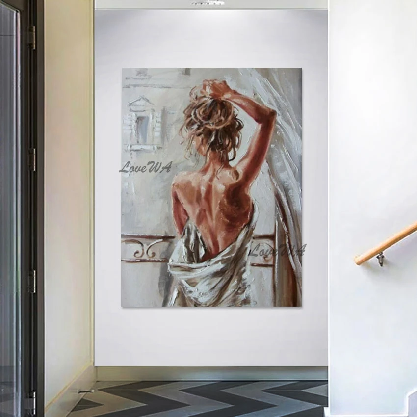 Acrylic Art Wall Beautiful Figure Picture Canvas Roll European Style Decoration Unframed 3d Girl's Sexy Back Abstract Painted
Acrylic Art Wall Beautiful Figure Picture Canvas Roll European Style Decoration Unframed 3d Girl's Sexy Back Abstract Painted