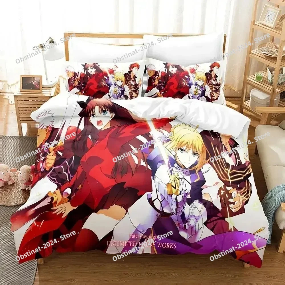 3D Print Anime FateStay Night Unlimited Blade Works Bedding Set Cartoon Anime three-piece set Adult Kid Bedroom Duvetcover Sets
3D Print Anime FateStay Night Unlimited Blade Works Bedding Set Cartoon Anime three-piece set Adult Kid Bedroom Duvetcover Sets