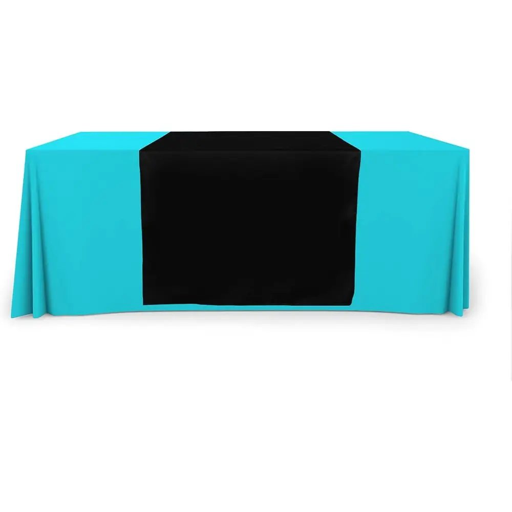 Polyester Table Runner, 170 GSM, Hot Knife Cut, Full Color, 1440DPI, Dye-Sublimation, 30x72, Black
Polyester Table Runner, 170 GSM, Hot Knife Cut, Full Color, 1440DPI, Dye-Sublimation, 30x72, Black