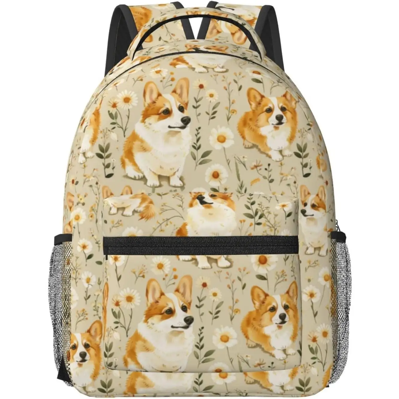 Corgi Backpack, Travel School Laptop Polyester Playful Corgis Backpacks for Women Girls Kids, Work Sports Back Pack Casual
Corgi Backpack, Travel School Laptop Polyester Playful Corgis Backpacks for Women Girls Kids, Work Sports Back Pack Casual
