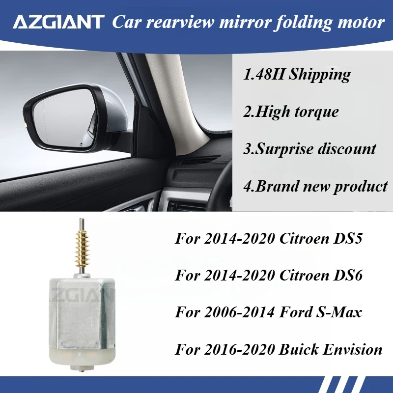 For Citroen DS5 DS6 Ford S-Max 2014 Buick Envision OEM Car Wing Mirror Folding Power Electric Inner Motor 12V Repair Core Engine
For Citroen DS5 DS6 Ford S-Max 2014 Buick Envision OEM Car Wing Mirror Folding Power Electric Inner Motor 12V Repair Core Engine