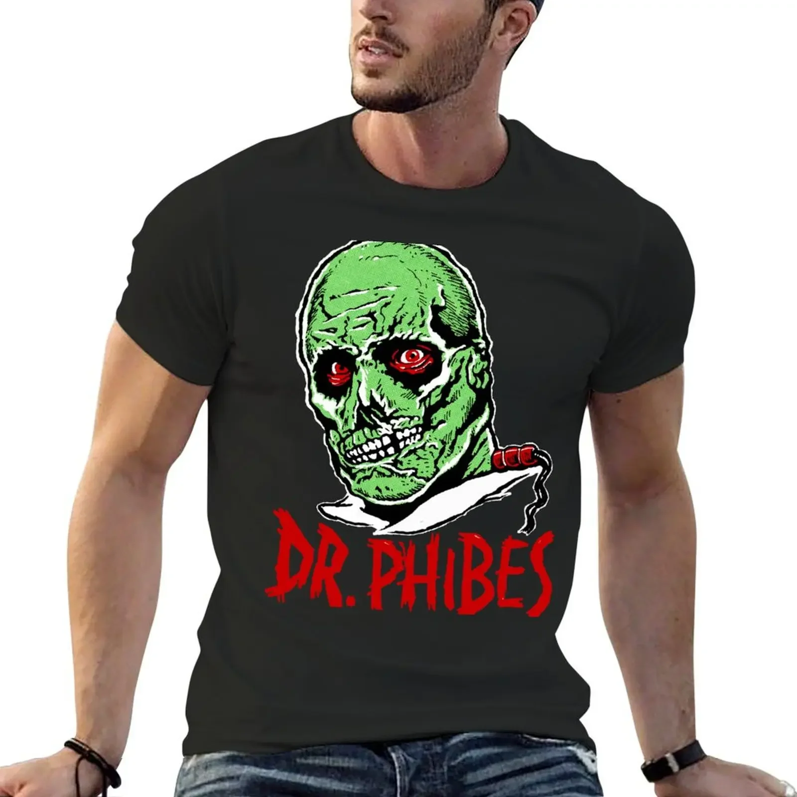 DR. PHIBES T-Shirt funnys vintage anime shirt oversized anime figures vintage t shirt men
DR. PHIBES T-Shirt funnys vintage anime shirt oversized anime figures vintage t shirt men
