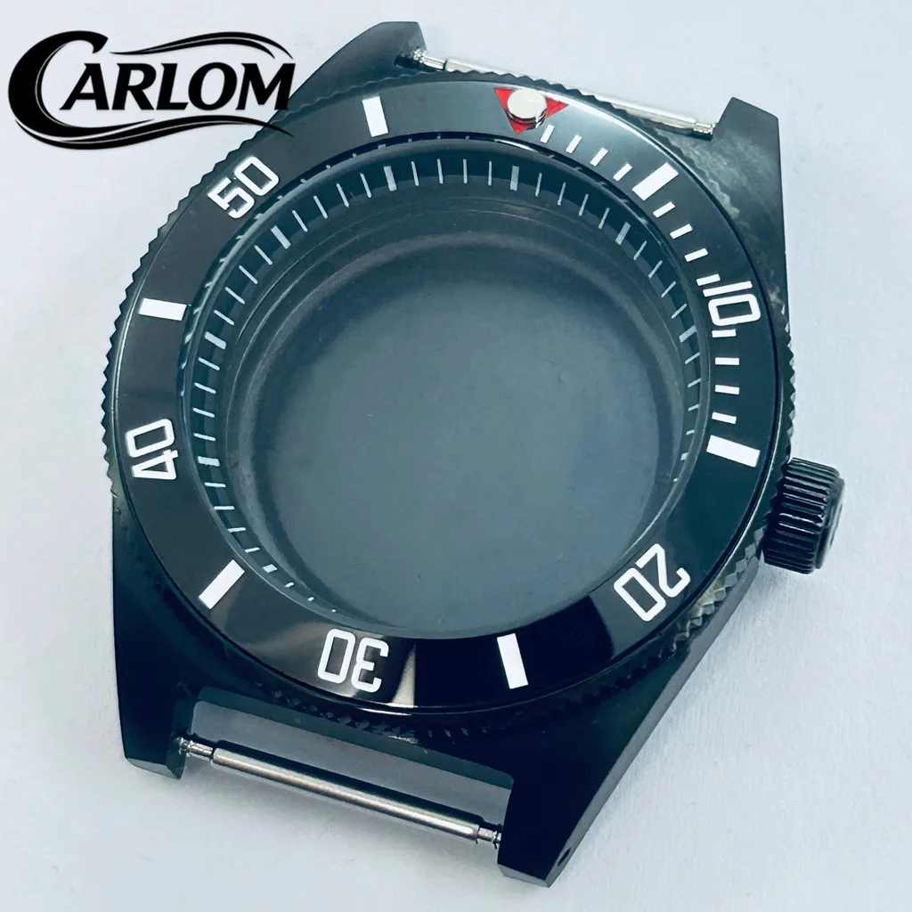 40mm NH Watch Case For NH34 NH35 NH36 NH38 NH39 NH70 NH72 Movement S Crown SKX Black PVD Ceramic Aluminum Bezel Black
40mm NH Watch Case For NH34 NH35 NH36 NH38 NH39 NH70 NH72 Movement S Crown SKX Black PVD Ceramic Aluminum Bezel Black