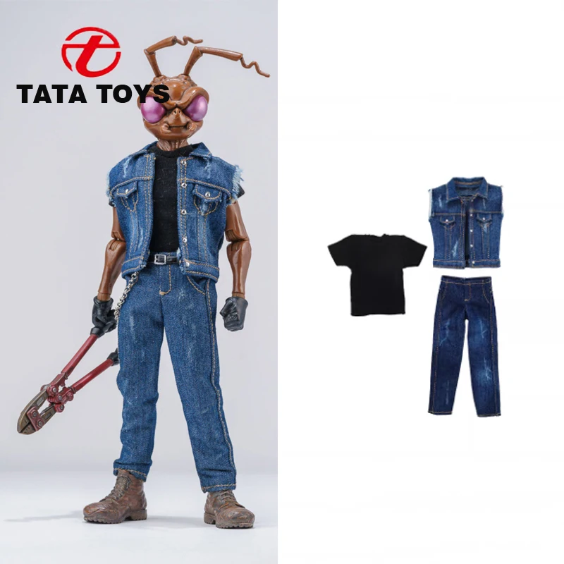 1/12 Scale male dolls clothes jeans vest pants set fit 12 inches action figure soldier
1/12 Scale male dolls clothes jeans vest pants set fit 12 inches action figure soldier