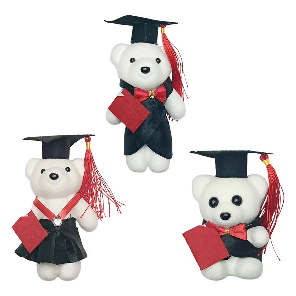3 PCS Dr Bear with Cap for College Gifts Baby Graduate Preschool Felt Cloth Stuffed Toy
3 PCS Dr Bear with Cap for College Gifts Baby Graduate Preschool Felt Cloth Stuffed Toy