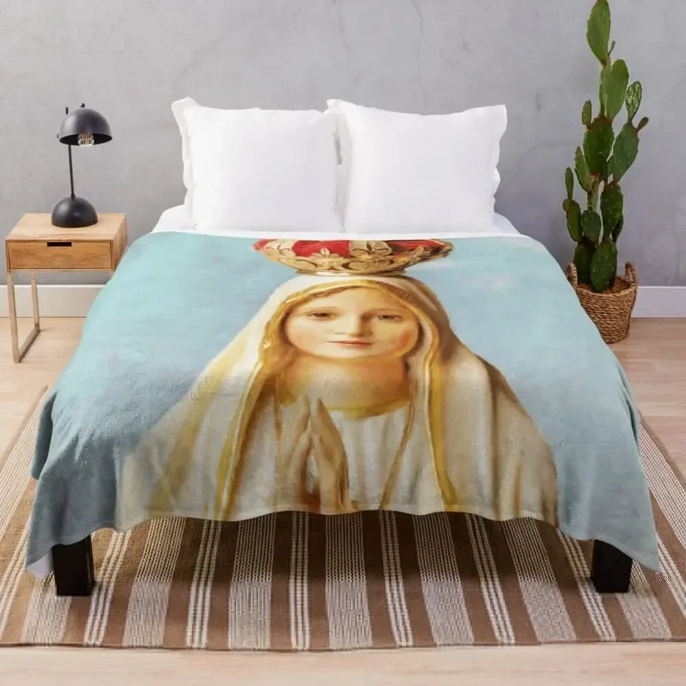 Our Lady of Fatima Throw Blanket Elegant Warm Throw Blanket for Hotel Home
Our Lady of Fatima Throw Blanket Elegant Warm Throw Blanket for Hotel Home