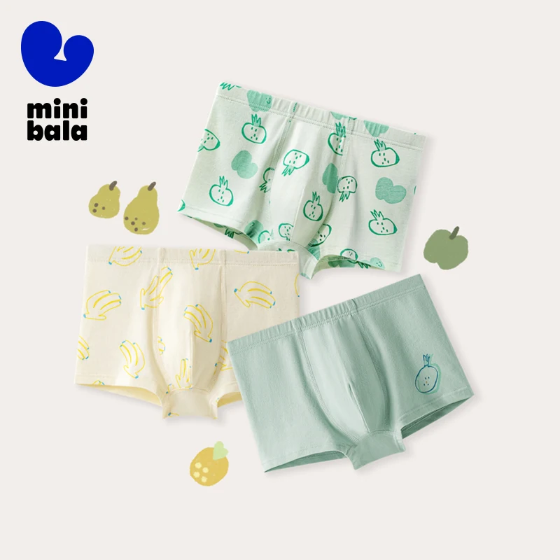 Mini Bala Underwear Girls Baby Children Underwear Soft Comfortable Breathable Elastic Boxer Briefs 3-Pack Set
Mini Bala Underwear Girls Baby Children Underwear Soft Comfortable Breathable Elastic Boxer Briefs 3-Pack Set