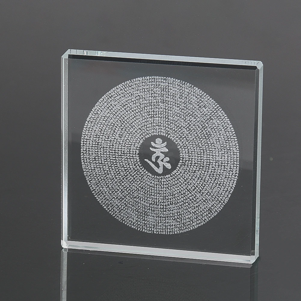 Buddhism Sanskrit Om Mani Padme Hum Crystal Prism Meditation Healing Square Glass Home Collection Display Ornamental Decorations
Buddhism Sanskrit Om Mani Padme Hum Crystal Prism Meditation Healing Square Glass Home Collection Display Ornamental Decorations
