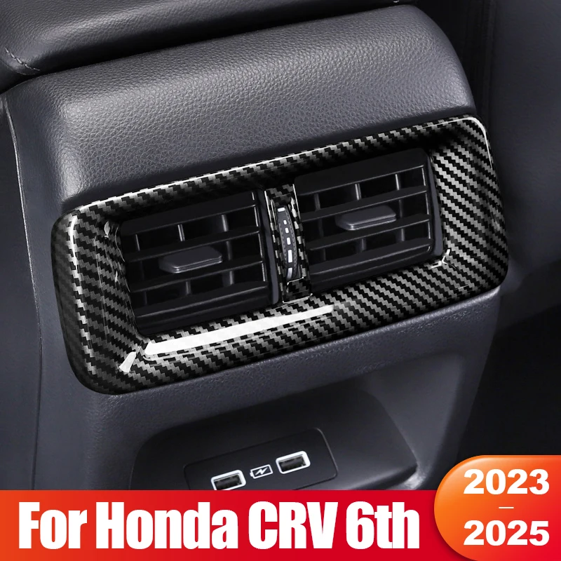 For Honda CRV 6th Gen 2023 2024 2025 / CR-V Hybrid Car Rear Console Air Conditioning Outlet Frame Cover Accessories
For Honda CRV 6th Gen 2023 2024 2025 / CR-V Hybrid Car Rear Console Air Conditioning Outlet Frame Cover Accessories
