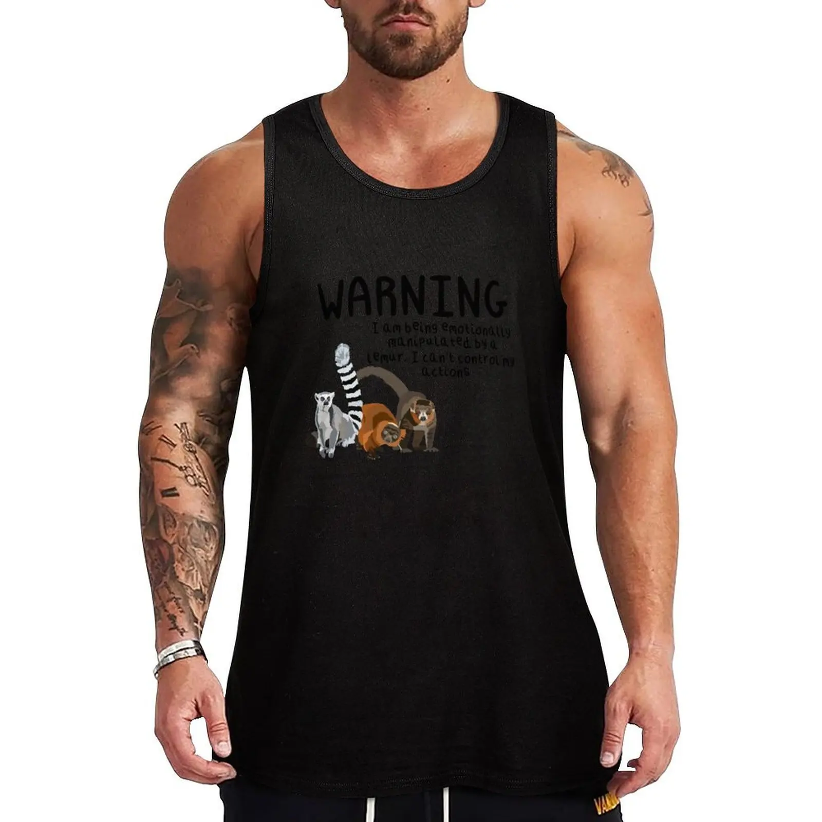 Warning I Am Being Emotionally Manipulated By A Lemur Tank Top Sleeveless men gym clothes man fitness
Warning I Am Being Emotionally Manipulated By A Lemur Tank Top Sleeveless men gym clothes man fitness