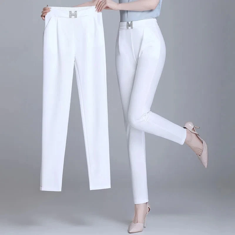 Spring Autumn 2022 New Pencil Pants Women Korean Versatile Slim Harun Pants Large Size Loose High Waist Plus Thick Ninth Pants
Spring Autumn 2022 New Pencil Pants Women Korean Versatile Slim Harun Pants Large Size Loose High Waist Plus Thick Ninth Pants