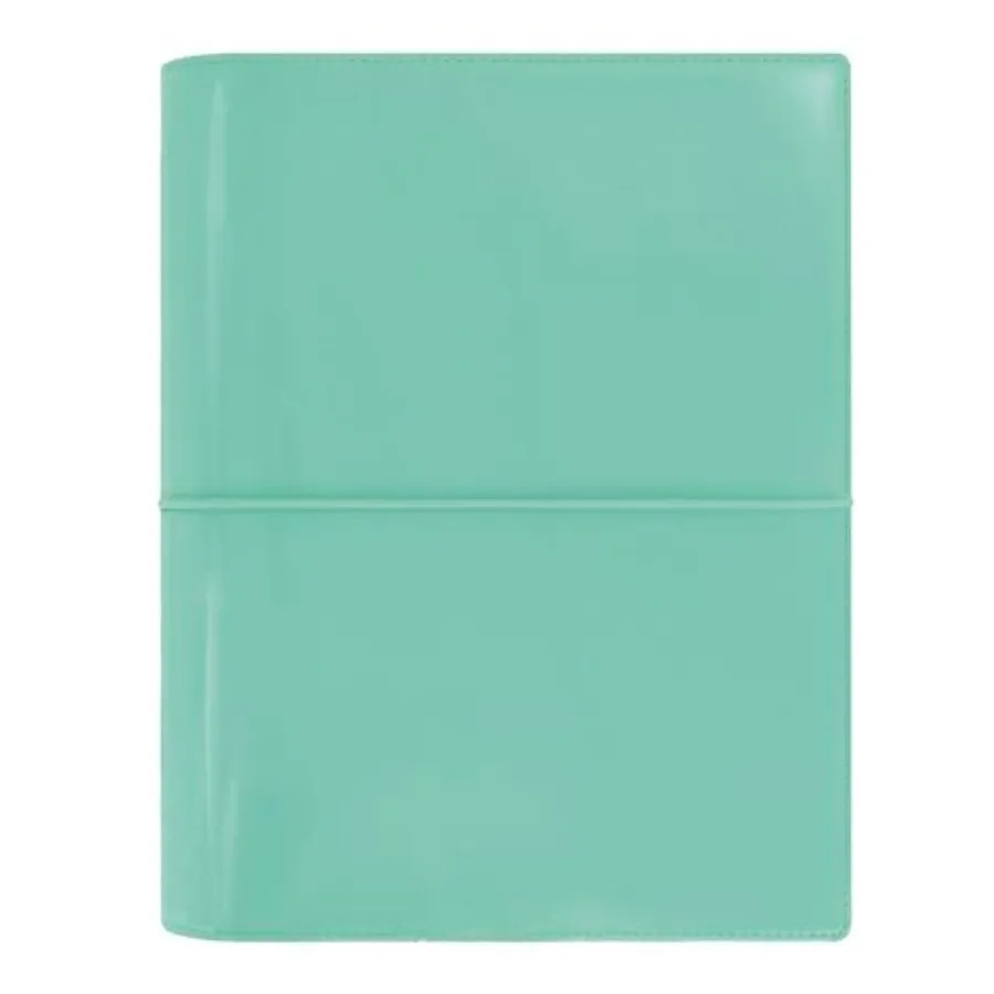 Domino Patent Organizer A5 Size Turquoise - High-Gloss Contemporary Six Rings Week-to-View Insert Multilingual C022515
Domino Patent Organizer A5 Size Turquoise - High-Gloss Contemporary Six Rings Week-to-View Insert Multilingual C022515