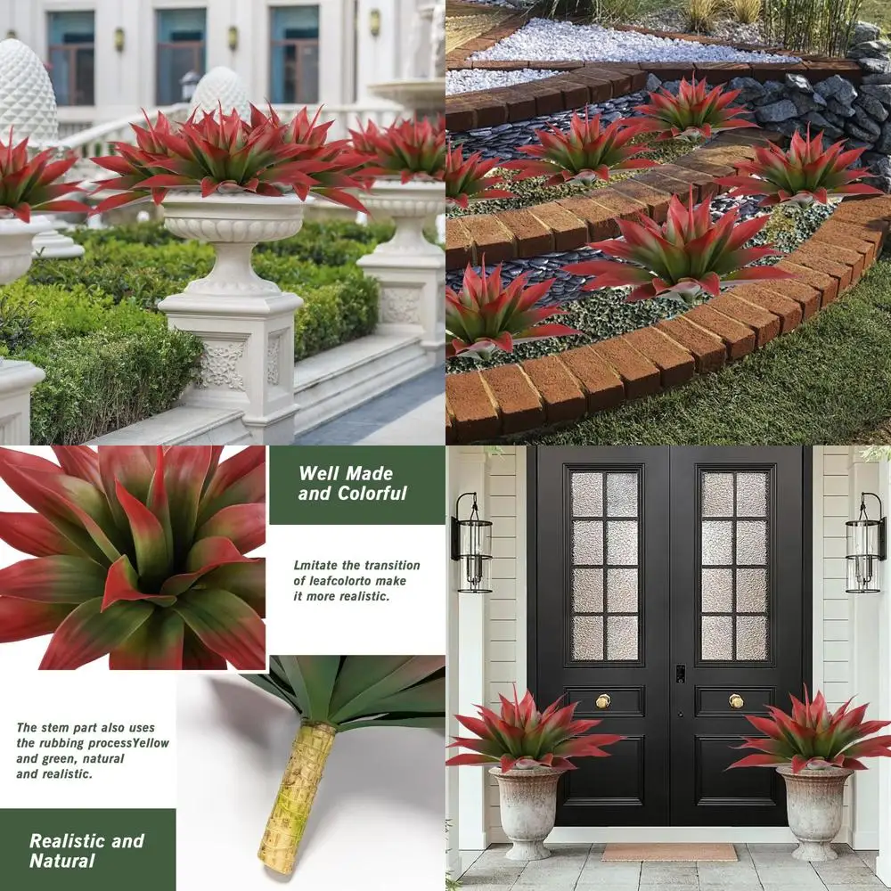 UV-Resistant Large Artificial Agave Plants for Indoor & Outdoor Tropical Greenery Decor (2 Pack, 22 Red)
UV-Resistant Large Artificial Agave Plants for Indoor & Outdoor Tropical Greenery Decor (2 Pack, 22 Red)