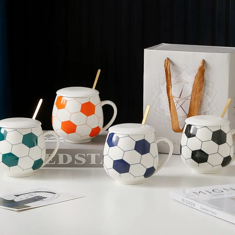 Ceramic Cup with Football Pattern, Household Drinking Mug, Milk Mug, Sports Souvenirs, Cute,Coffee Cups
Ceramic Cup with Football Pattern, Household Drinking Mug, Milk Mug, Sports Souvenirs, Cute,Coffee Cups