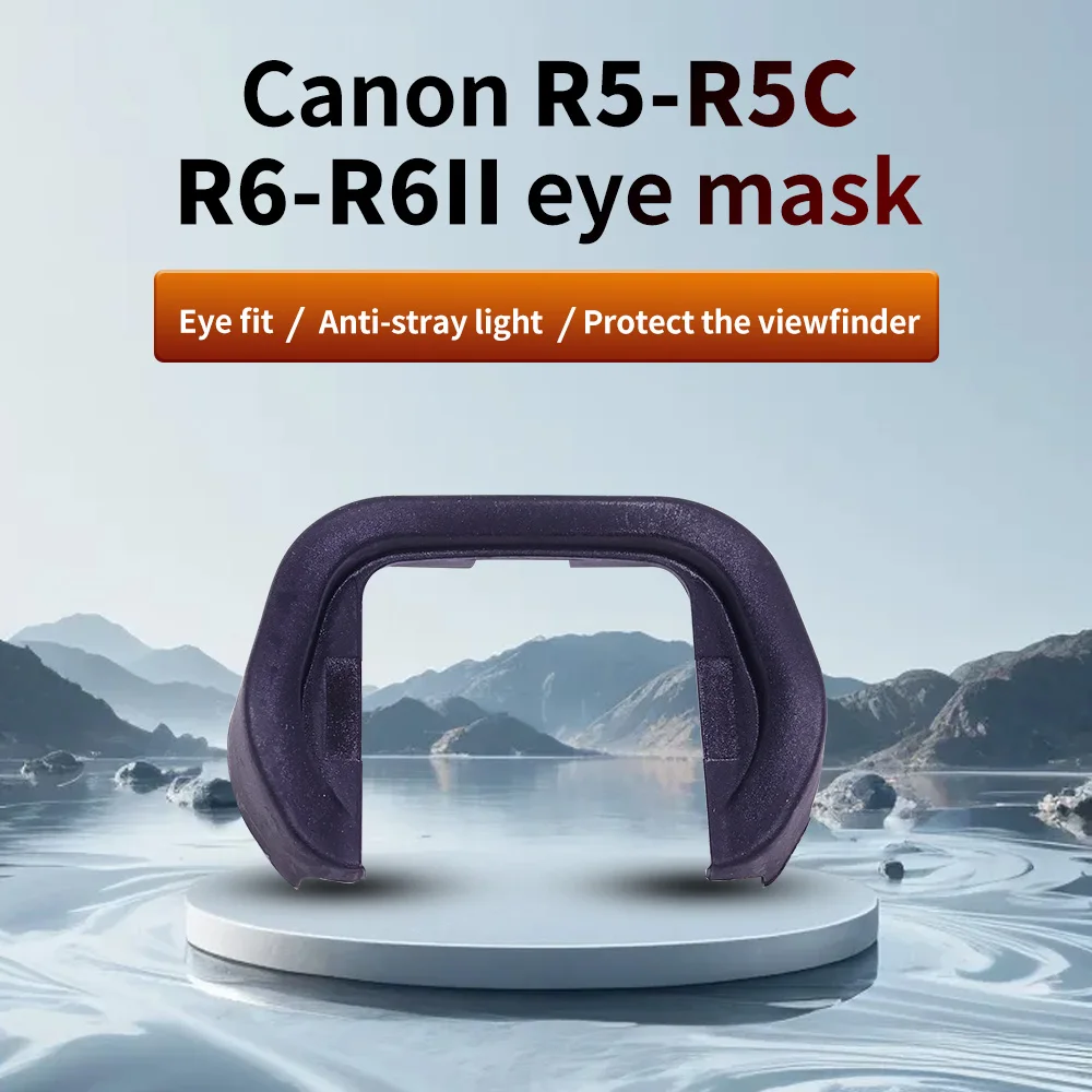 Suitable for Canon EOS R5 R5C R6 R6II camera eyecup, ABS viewfinder protective cover, camera accessories
Suitable for Canon EOS R5 R5C R6 R6II camera eyecup, ABS viewfinder protective cover, camera accessories