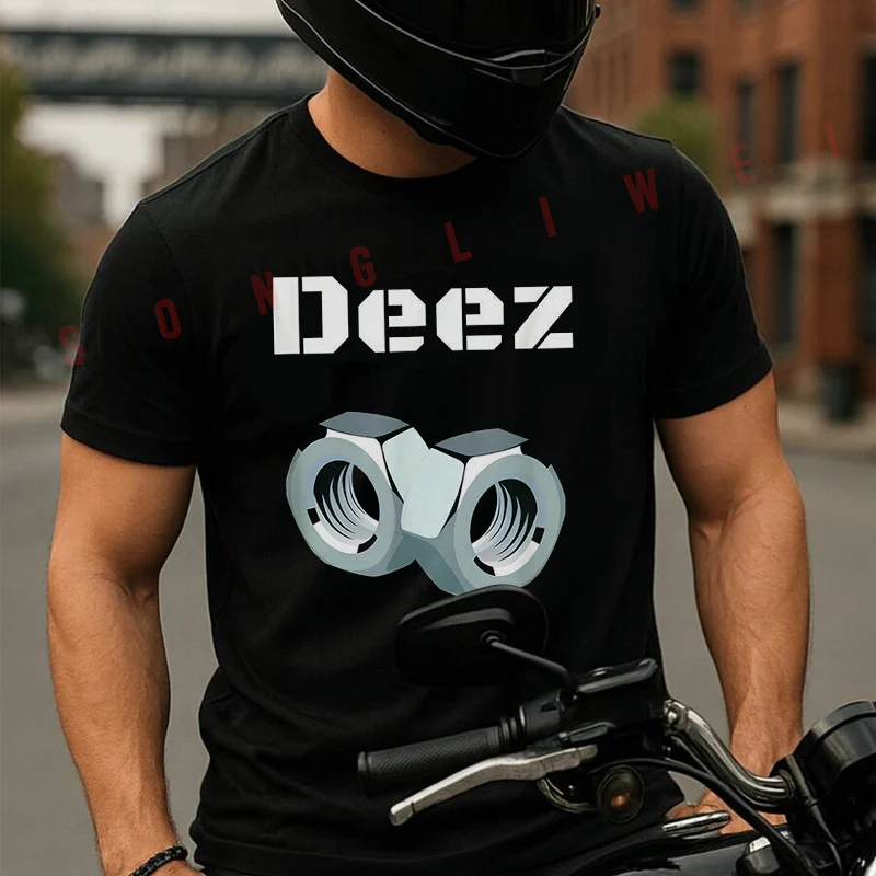 Funny Deez Nuts Graphic Motorcycle T-Shirt Cotton Cute Men T Shirts Summer Casual Short Sleeve Round Neck Tees
Funny Deez Nuts Graphic Motorcycle T-Shirt Cotton Cute Men T Shirts Summer Casual Short Sleeve Round Neck Tees