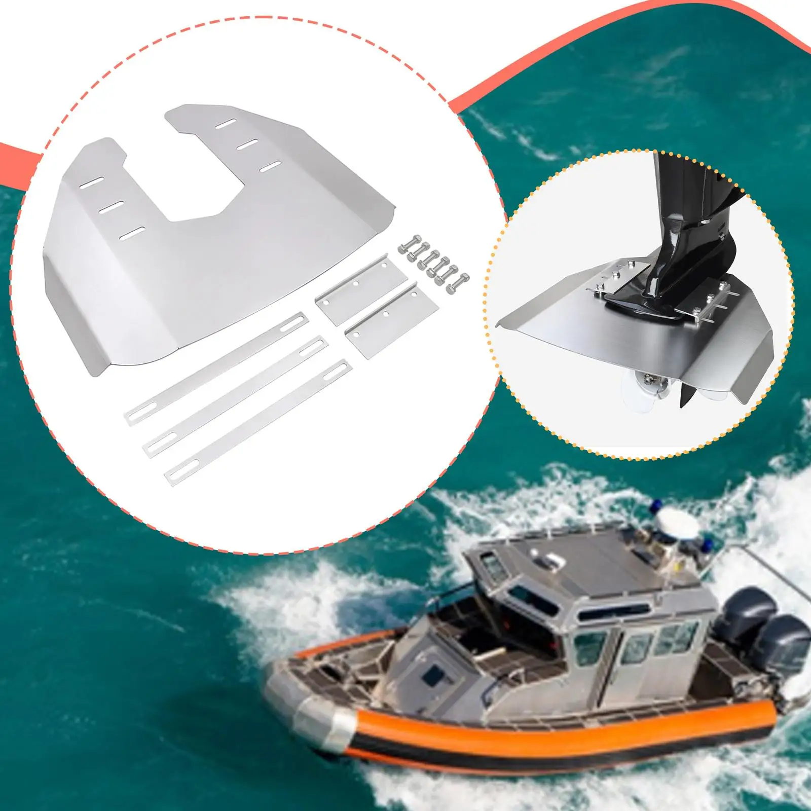 Boat Hydrofoil Stabilizer, Portable, Fittings, Replacement for 40 to 350HP Outboard
Boat Hydrofoil Stabilizer, Portable, Fittings, Replacement for 40 to 350HP Outboard
